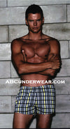 Sauvage Italian Plaid Short Trunk-Closeout-Sauvage-ABC Underwear