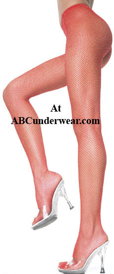 Seamless Fishnet Glitter Panty Hose