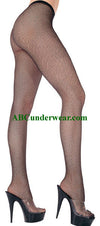 Seamless Fishnet Pantyhose Green-Music Legs-ABC Underwear