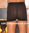 Seamless Microfiber Striped Mesh Boxer-NDS WEAR-ABC Underwear