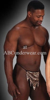 Seductive Halloween Attire: Wildman Costume-ABC Underwear-ABC Underwear