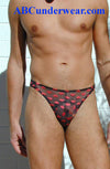 Seductive Sheer Lips Thong: Elevate Your Intimate Apparel Collection-Male Power-ABC Underwear