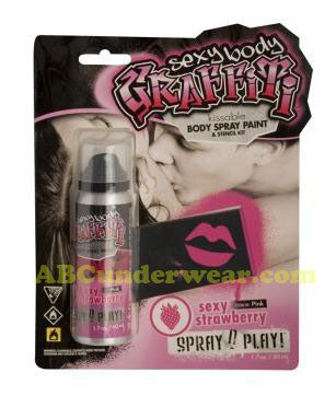 Sexy Body Graffiti Spray Paint