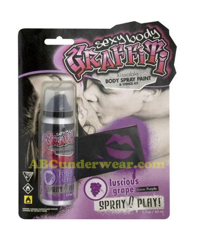 Sexy Body Graffiti Spray Paint