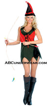 Sexy Female Robin Hood Costume - Closeout-Music Legs-ABC Underwear