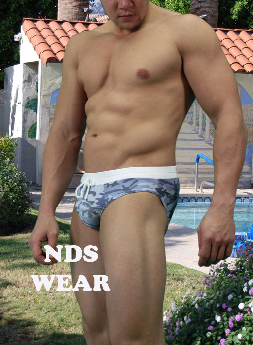 Sexy Grey Camouflage Swimsuit Bikini