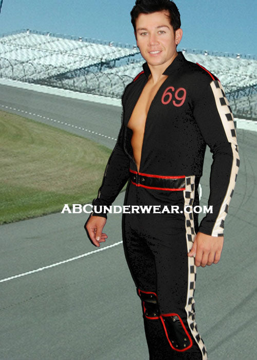 Sexy Male Race Car Driver Costume -CLOSEOUT Sexy Male Race Car Driver Costume -CLOSEOUT