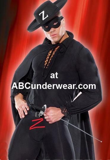 Sexy Masked Man Costume-ABC Underwear-ABC Underwear
