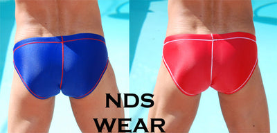 Sexy Mens Contrast Bikini Swimsuit -Closeout