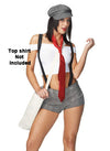 Sexy Newspaper Girl Costume - Clearance Fantasy Costume-Coquette-ABC Underwear