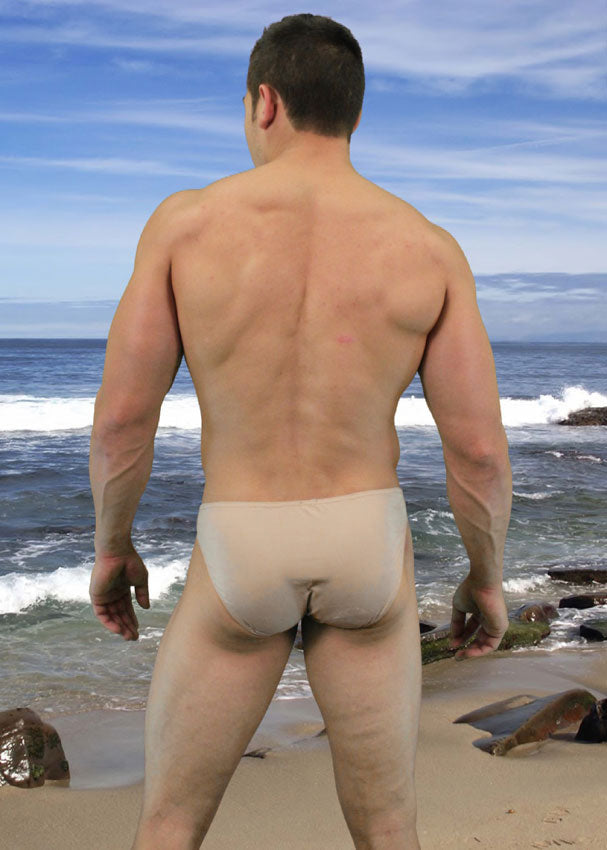 Sexy Nude Dude Microfiber Flesh Tone Bikini