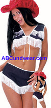 Sexy Rodeo Girl Costume - Clearance-ABC Underwear-ABC Underwear