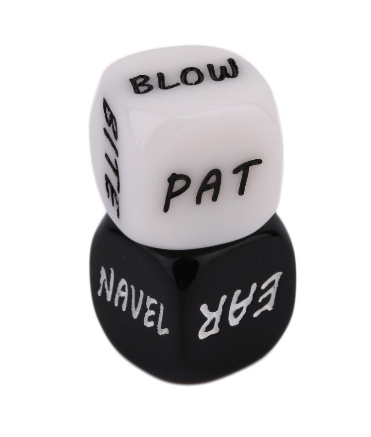 Sexy Romance Love Humor Gambling Adult Games Erotic Craps Pipe Sex Toys Dice 2Pc Set