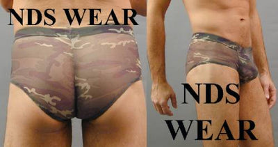 Sheer Camo Briefs
