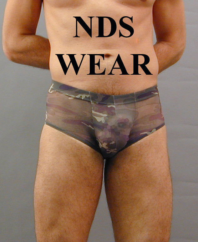 Sheer Camo Briefs