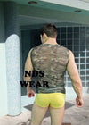 Sheer Camo Muscle Shirt-ABC Underwear-ABC Underwear