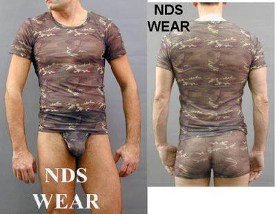 Sheer Camo T-Shirt - Clearance Small