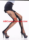 Sheer Flame Pantyhose-Music Legs-ABC Underwear