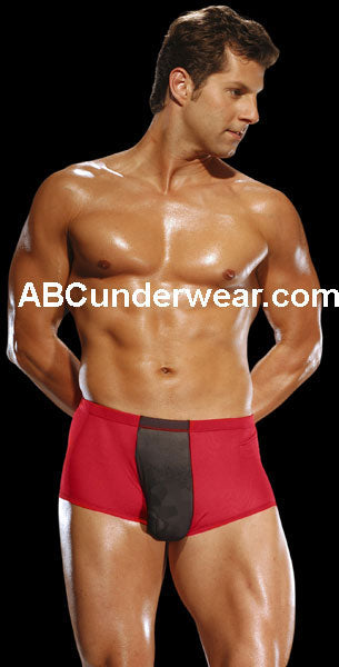 Sheer Front Silk Boxer