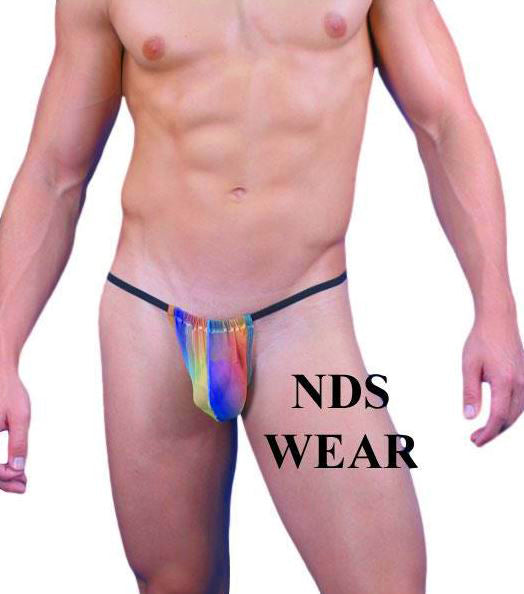 Sheer Rainbow G-String