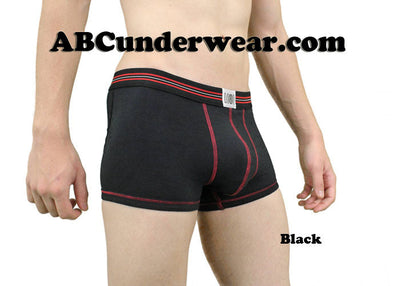 Skinny Leg Men's Contrast Boxer Briefs - Closeout