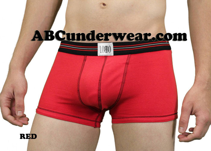 Skinny Leg Men's Contrast Boxer Briefs - Closeout