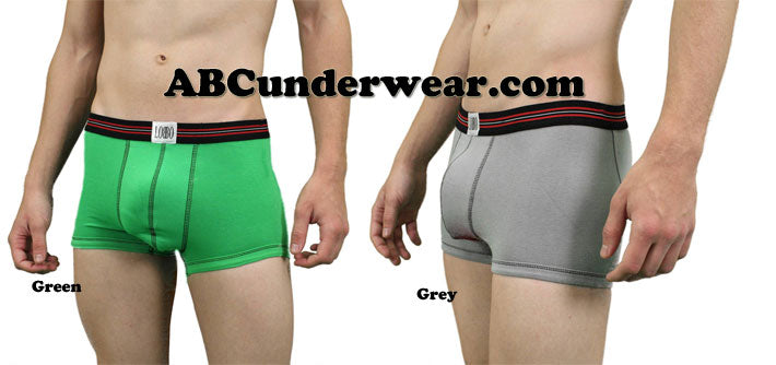 Skinny Leg Men's Contrast Boxer Briefs - Closeout