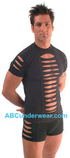 Slash Mesh T-Shirt-Gregg Homme-ABC Underwear