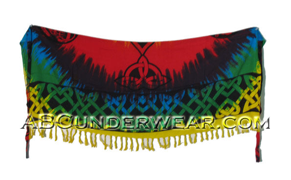 Small Tie Dye Celtic Sarong