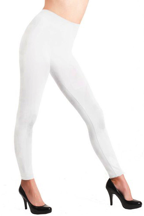Solid White Seamless Leggings