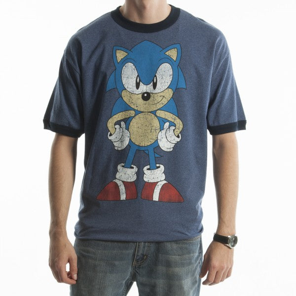 Sonic The Hedghog Distressed T-Shirt