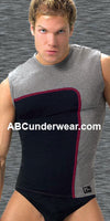 Spandex & Microfiber Muscle Top - Clearance-zakk-ABC Underwear