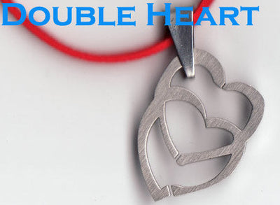 Stainless Steel Double Heart Necklace