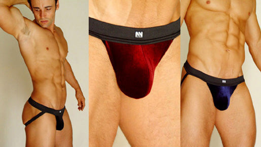 Stretch Velvet Jock Strap
