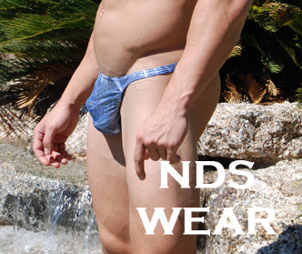 Stylish Blue Sparkle Men's Thong for the Fashion-Forward Gentleman-NDS WEAR-ABC Underwear