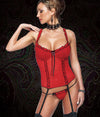 Stylish Bustier Set with Matching Thong-Coquette-ABC Underwear