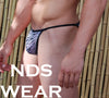 Stylish Men's Sheer Zebra Net Bikini by Marc-NDS WEAR-ABC Underwear