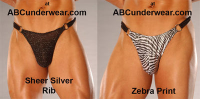 Stylish Men's Thong Featuring Side Rings-Male Power-ABC Underwear