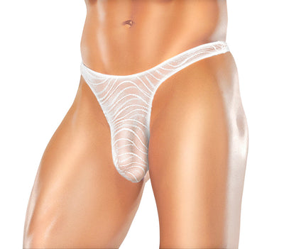 Stylish Sheer Wave Bong Thong for Men - A Must-Have Addition to Your Wardrobe-Male Power-ABC Underwear