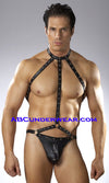 Stylish and Edgy Gladiator Studded Thong Cire Collection-Male Power-ABC Underwear