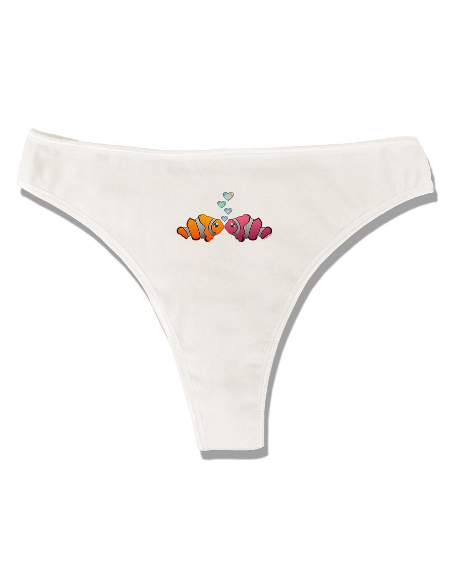 Stylish and Playful Clownfish Themed Ladies Thong Underwear