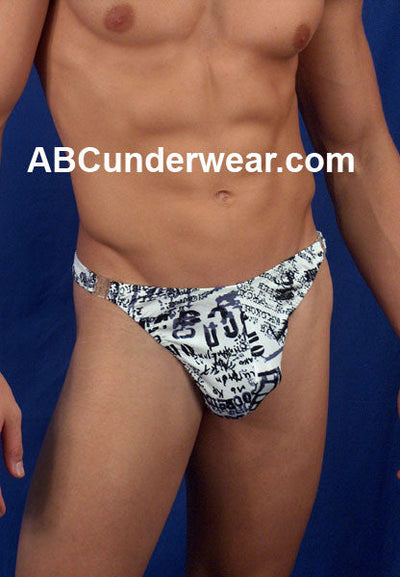 Stylish and Trendy Gregg Graffiti Clip Thong for Fashion-forward Individuals