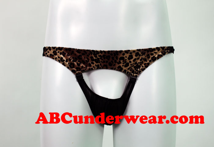 Stylish and Trendy Men's Leopard Print Clip Thong