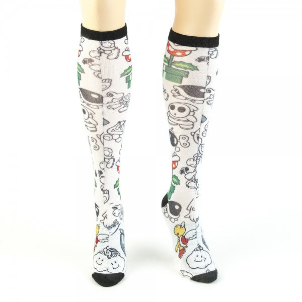 Super Mario Baddies Nintendo Socks