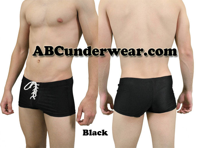 Ted Lace-Up Mens Shorts by Jocko -Closeout Swim