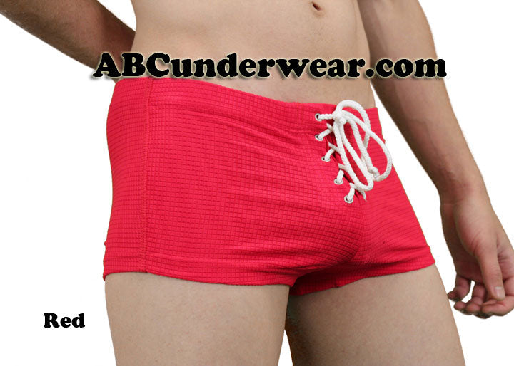 Ted Lace-Up Mens Shorts by Jocko -Closeout Swim