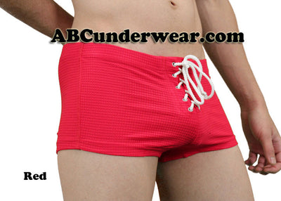 Ted Lace-Up Mens Shorts by Jocko -Closeout Swim