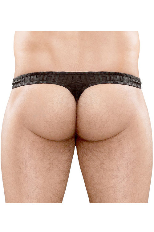 Textured Men's Thong Underwear with a Sensual Touch