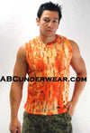 Tie Dye Muscle Shirt with holes-ABC Underwear-ABC Underwear