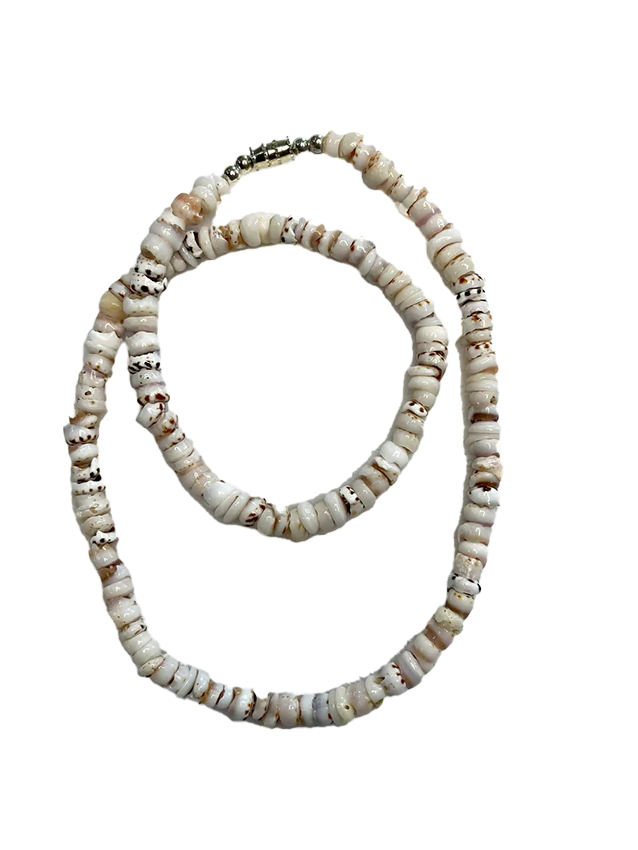 Tiger Puka Shell Necklace - 2 Shell Sizes Handmade